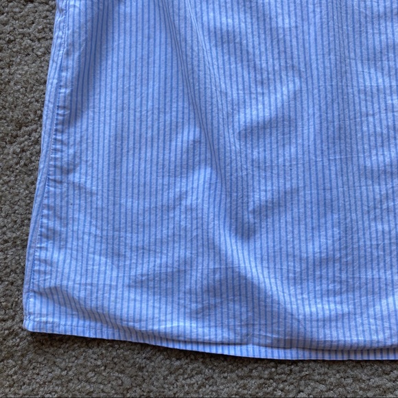 Who What Where stripe button-back shoulder-bow top - Picture 13 of 16